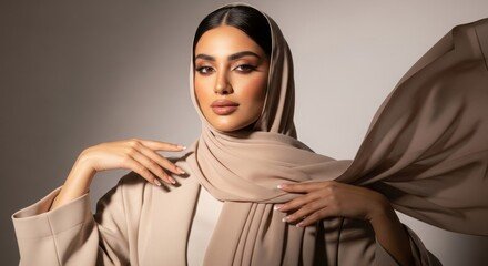 Midnight Velvet Abaya